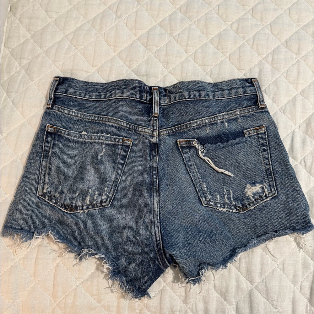 AGOLDE Parker Denim Shorts in Darker Swapmeet - Picture 3 of 3